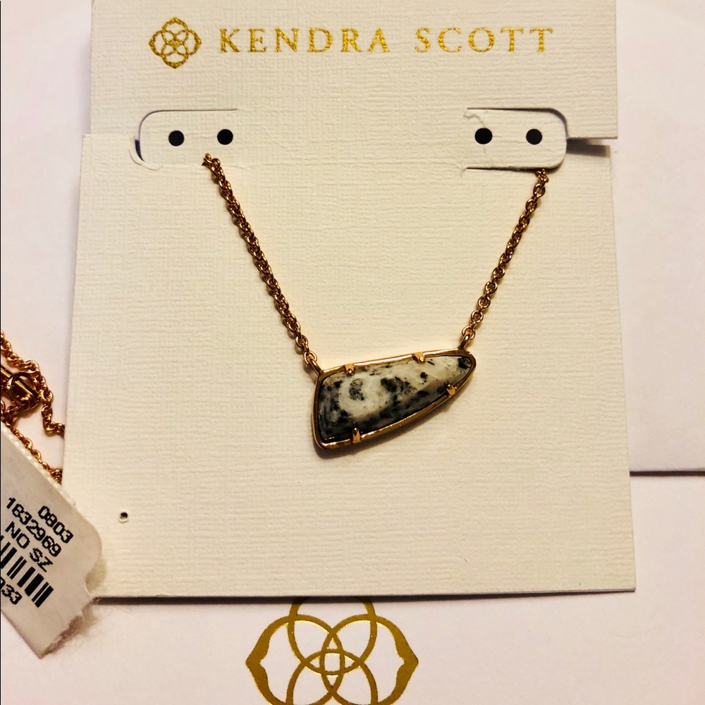 NWT Kendra Scott Etta Granite & Rose Gold PERFECT - Picture 5 of 8